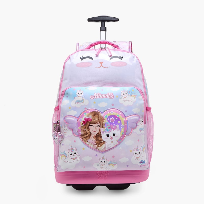 Minmie Caticorn Dream- Trolley Backpack 18Inch-1 Cmprt.-Printed-Rectangle (Pvc) Pastel Purple \ 33x16x48 - Image 1